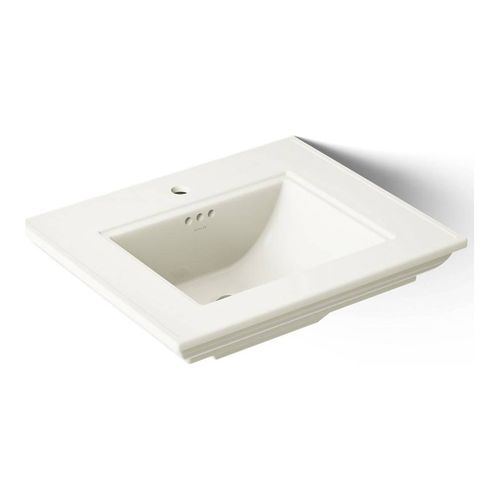 Main product image of 25" Pedestal/Console Table Bathroom Sink (Biscuit), K-29999-1-96