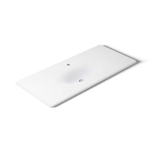 Main product image of 49" Enameled Cast Iron Vanity Top w/ Integrated Oval Sink (White), K-3053-1-0