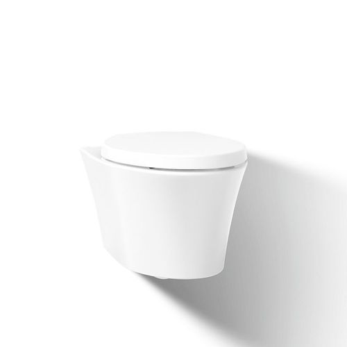Main product image of Wall-Hung Compact Elongated Toilet, Dual-Flush (White), K-31539-0
