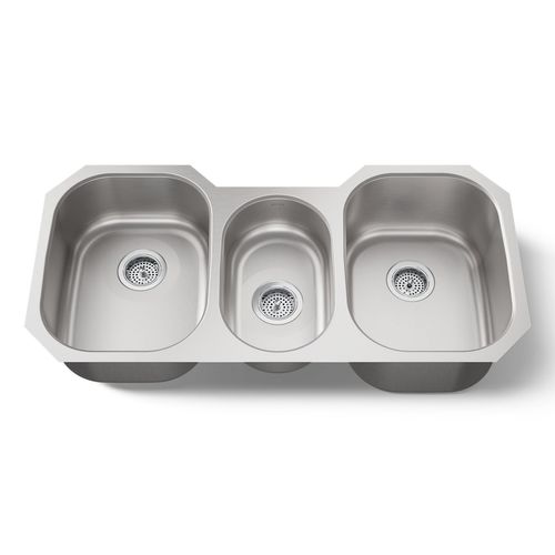 Main product image of 41-3/4" Undermount Triple-Bowl Kitchen Sink (Stainless Steel), K-3166-NA