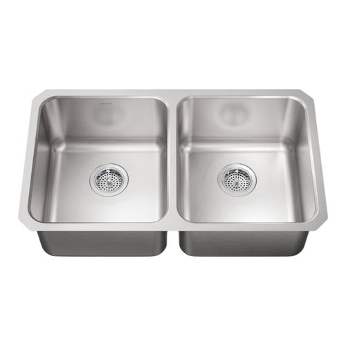 Main product image of Undertone 31-1/2" Undermount Double-Bowl Kitchen Sink (Stainless Steel), K-3171-NA