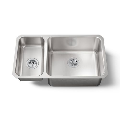 Main product image of 31-1/2" Undermount Double-Bowl Kitchen Sink (Stainless Steel), K-3174-L-NA