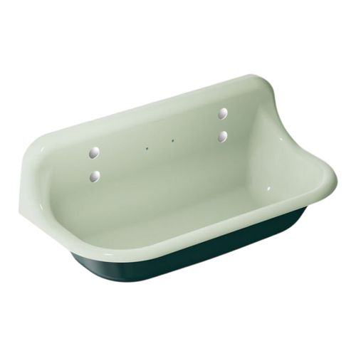 Main product image of Brockway 36" Wall-Mount Utility Sink (Teal Exterior w/ Aspen Interior), K-3200-PAT-42