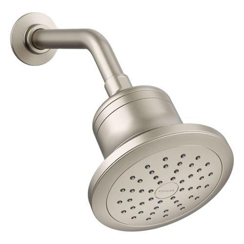 Main product image of Cinq Round Single-Function Filtered Showerhead, 1.75 Gpm (Vibrant Brushed Nickel), K-33631-G-BN