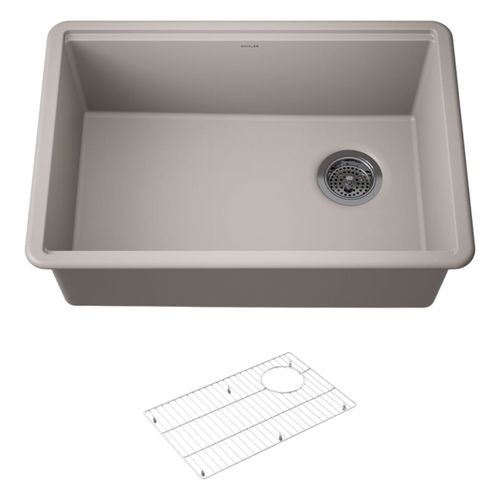 Main product image of Billings 27" Undermount Single-Bowl Kitchen Sink (Matte Taupe), K-33713-CM3