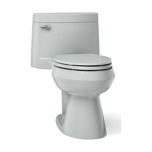 Main product image of One-Piece Elongated Toilet w/ Concealed Trapway, 1.28 Gpf (Ice Grey), K-3619-95