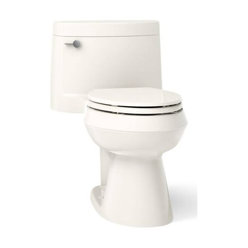 Main product image of One-Piece Elongated Toilet w/ Concealed Trapway, 1.28 Gpf (Biscuit), K-3619-96