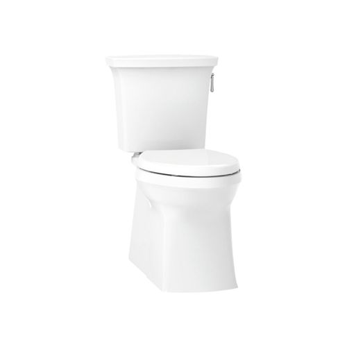 Main product image of Corbelle Two-Piece Elongated Toilet w/ Skirted Trapway, 1.28 Gpf (White), K-3814-RA-0