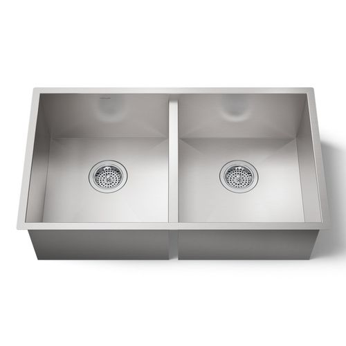 Main product image of 32" Undermount Double-Bowl Kitchen Sink (Stainless Steel), K-3820-NA