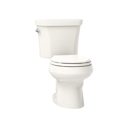 Main product image of Wellworth Two-Piece Round-Front Toilet, Dual-Flush (Biscuit), K-3987-96