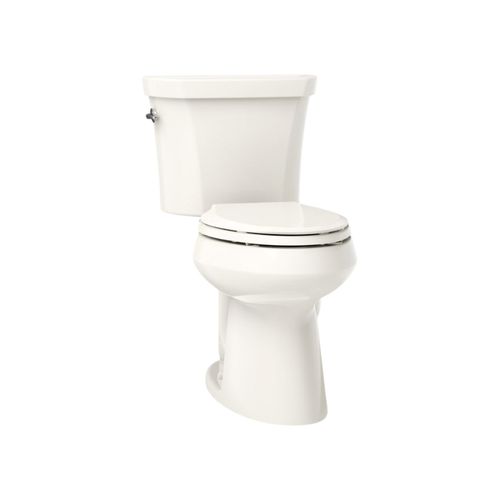 Main product image of Highline Two-Piece Elongated Toilet, Dual-Flush (Biscuit), K-3989-96