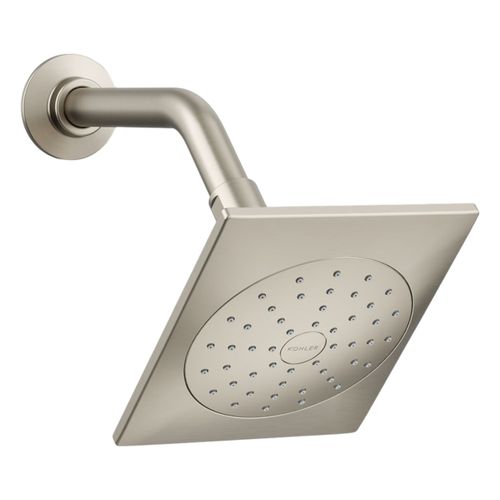 Main product image of Loure Single-Function Showerhead, 1.75 Gpm (Vibrant Brushed Nickel), K-45215-G-BN