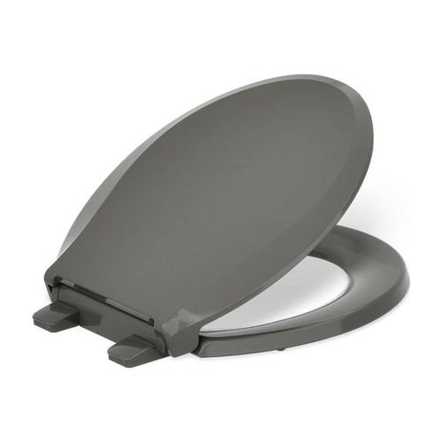 Main product image of Readylatch Quiet-Close Round-Front Toilet Seat (Thunder Grey), K-4639-RL-58