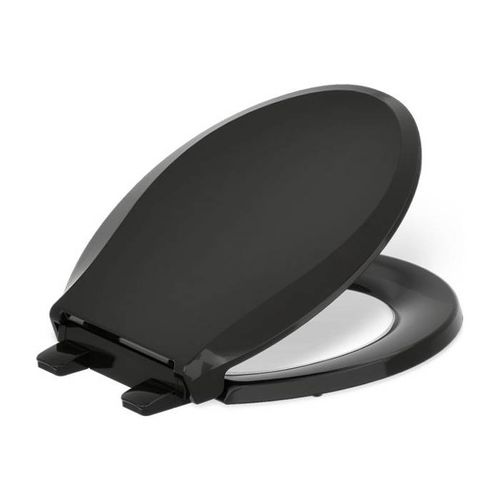 Main product image of Readylatch Quiet-Close Round-Front Toilet Seat (Black/Black), K-4639-RL-7
