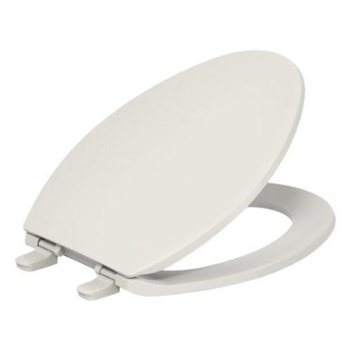 Main product image of Brevia Quick-Release Elongated Toilet Seat (Almond), K-4774-47