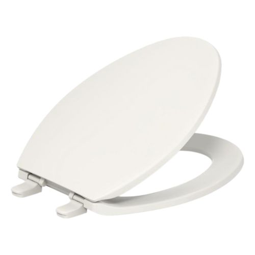 Main product image of Brevia Quick-Release Elongated Toilet Seat (Biscuit), K-4774-96