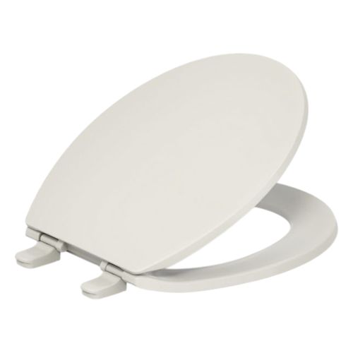 Main product image of Brevia Quick-Release Round-Front Toilet Seat (Almond), K-4775-47