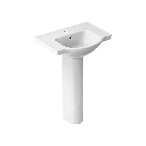 Main product image of Veer 24" Rectangular Pedestal Bathroom Sink (White), K-5266-1-0