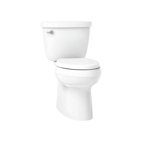 Main product image of Cimarron Two-Piece Elongated Toilet w/ Skirted Trapway, 1.28 Gpf (White), K-5310-0