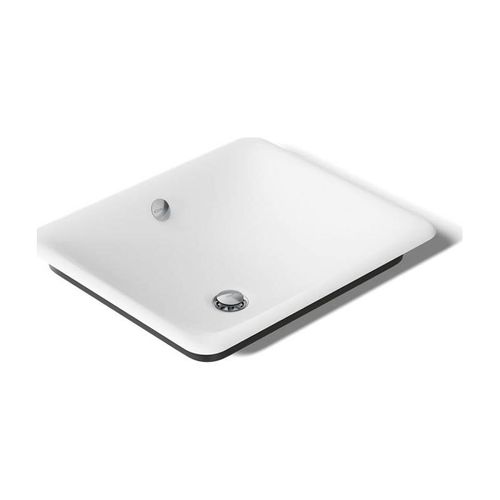 Main product image of 18-1/2" Rectangular Vessel Bathroom Sink (White), K-5400-P5-0