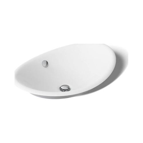Main product image of 20-3/4" Oval Vessel Bathroom Sink (White), K-5403-W-0