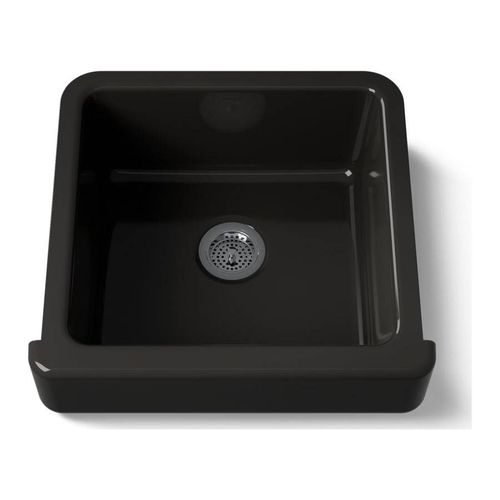 Main product image of 23-1/2" Undermount Single-Bowl Farmhouse Kitchen Sink (Black/Black), K-5664-7