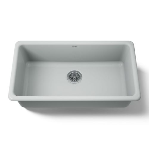 Main product image of 33" Top-/Undermount Single-Bowl Kitchen Sink (Ice Grey), K-5707-95