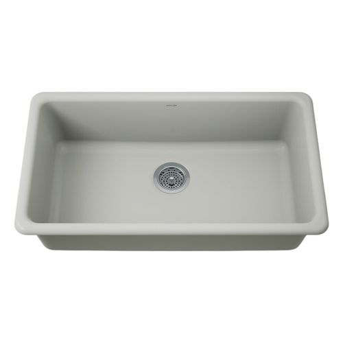 Main product image of Iron/Tones 33" Top-/Undermount Single-Bowl Kitchen Sink (Sea Salt), K-5707-FF