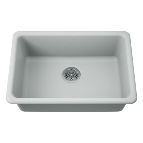 Main product image of Iron/Tones 27" Top-/Undermount Single-Bowl Kitchen Sink (Ice Grey), K-5708-95