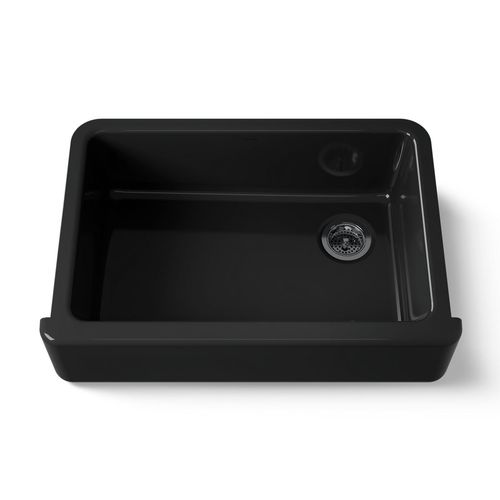 Main product image of 32-3/4" Undermount Single-Bowl Farmhouse Kitchen Sink (Black/Black), K-5827-7