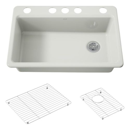 Main product image of Riverby 33" Undermount Single-Bowl Kitchen Sink (Dune), K-5871-5UA1-NY
