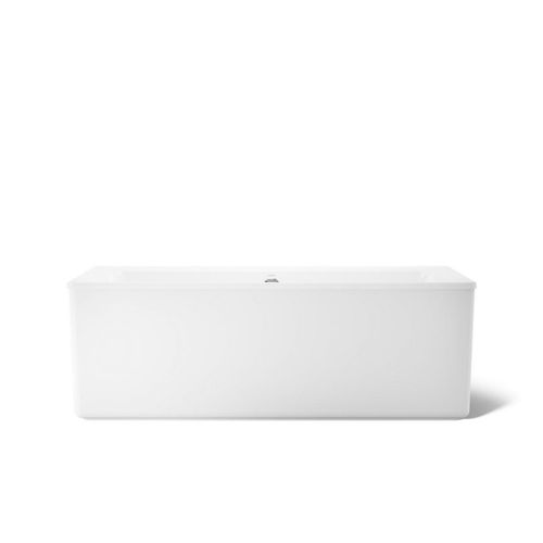 Main product image of Stargaze 72" x 36" Rectangular Freestanding Bathtub with Straight Shroud (White)