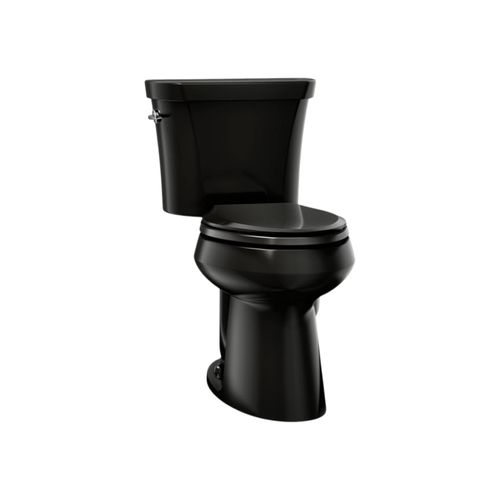 Main product image of Highline Two-Piece Elongated Toilet, Dual-Flush (Black), K-6393-7