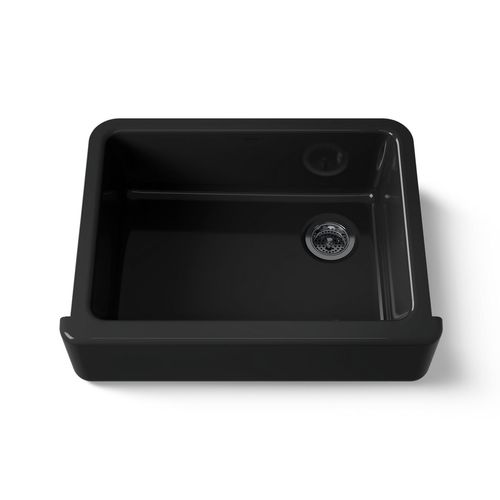 Main product image of 29-3/4" Undermount Single-Bowl Farmhouse Kitchen Sink (Black/Black), K-6487-7