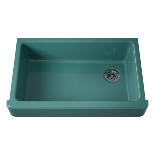 Main product image of Whitehaven 35-1/2" Undermount Single-Bowl Farmhouse Kitchen Sink (Teal), K-6488-17
