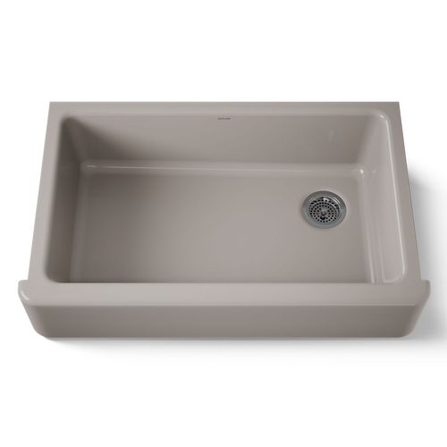 Main product image of 35-3/4" Undermount Single-Bowl Farmhouse Kitchen Sink (Truffle), K-6489-TRF