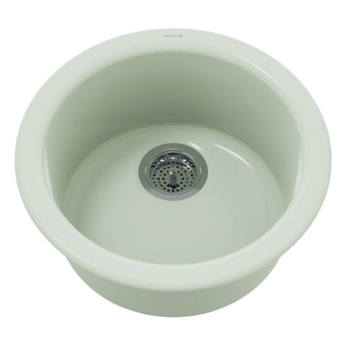 Main product image of Porto Fino 18-1/2" Top-/Undermount Single-Bowl Bar Sink (Aspen Green), K-6565-42