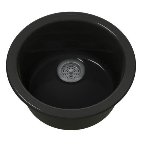 Main product image of Porto Fino 18-1/2" Top-/Undermount Single-Bowl Bar Sink (Black), K-6565-7