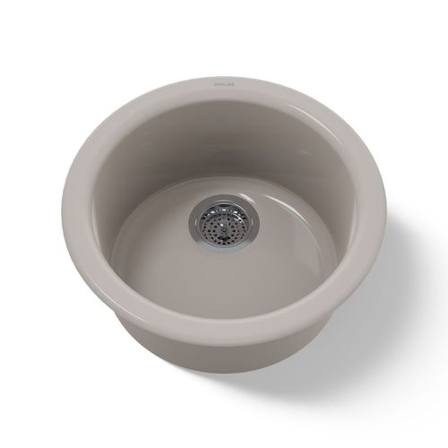 Main product image of 18-1/2" Top-/Undermount Single-Bowl Bar Sink (Truffle), K-6565-TRF