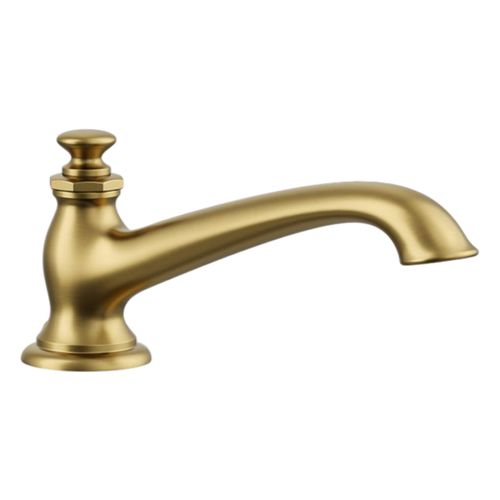 Main product image of Artifacts Deck-Mount Bath Spout w/ Flare Design (Vibrant Brushed Moderne Brass), K-72777-2MB