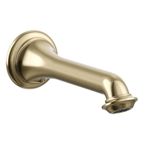 Main product image of Artifacts Wall-Mount Bath Spout w/ Turned Design (Vibrant French Gold), K-72792-AF