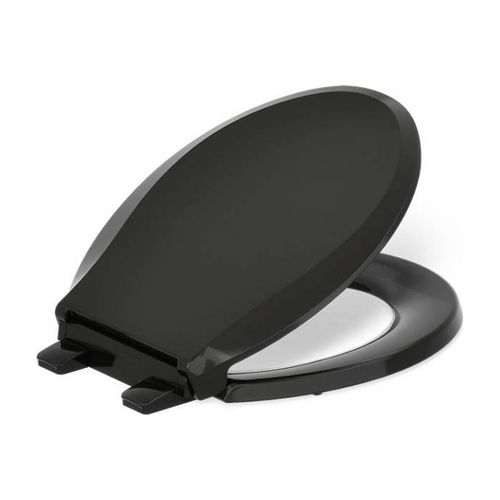 Main product image of Nightlight Readylatch Quiet-Close Round-Front Toilet Seat (Black/Black), K-75758-RL-7