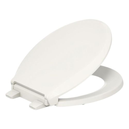 Main product image of Cachet Nightlight Readylatch Quiet-Close Round-Front Toilet Seat (Biscuit), K-75758-RL-96