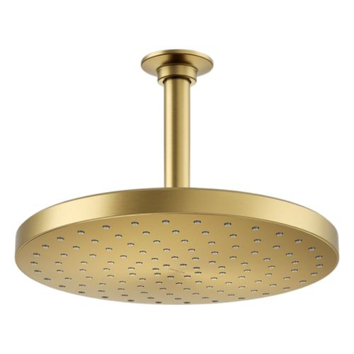 Main product image of Awaken 10" Single-Function Rainhead, 2.5 Gpm (Vibrant Brushed Moderne Brass), K-76465-Y-2MB