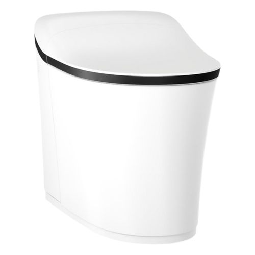 Main product image of Eir One-Piece Elongated Smart Toilet, Dual-Flush (Matte Black/White), K-77795-0BL