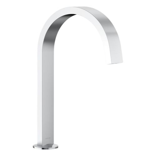 Main product image of Components Deck-Mount Bath Spout w/ Ribbon Design (Polished Chrome), K-77986-CP