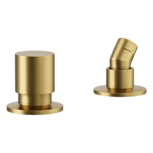 Main product image of Components Deck-Mount Handshower Holder And Two-Way Diverter Valve (Vibrant Brushed Moderne Brass), K-77989-2MB