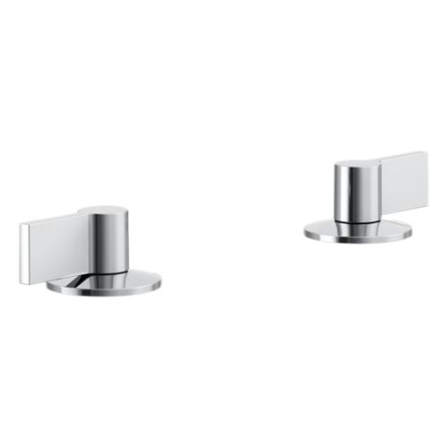 Main product image of Components Deck-Mount Bath Faucet Handles w/ Lever Design (Polished Chrome), K-77990-4-CP