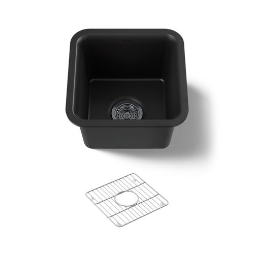 Main product image of 15-1/2" Undermount Bar Sink (Matte Black), K-8223-CM1