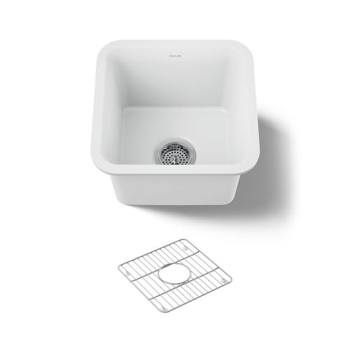 Main product image of 15-1/2" Undermount Bar Sink (Matte White), K-8223-CM6